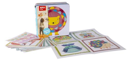 Apli Lion Stickers Shape and Colour Set (removable stickers)