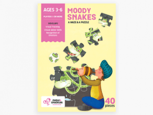 Chalk and Chuckles - Moody Snakes – A Maze and A Puzzle