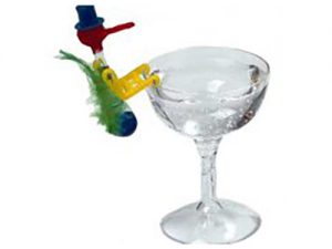 Drinking Bird on a Cup.