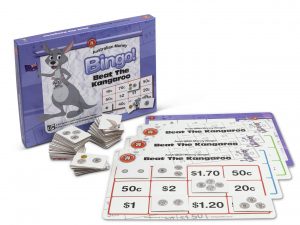 Learning Can Be Fun - Beat The Kangaroo, Australian Dollar Bingo