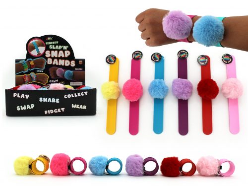 Fluffy Wrist Band Pack of 3 - Colour Mix 1