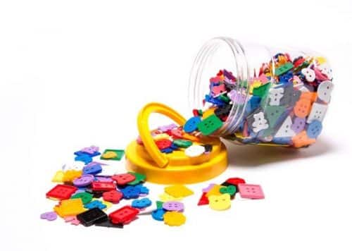 Learning Can Be Fun - Button Counters 500 gram jar