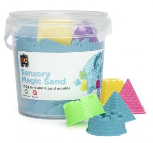 Ed-Vantage Sensory Cotton Sand with Moulds- 600g Tub