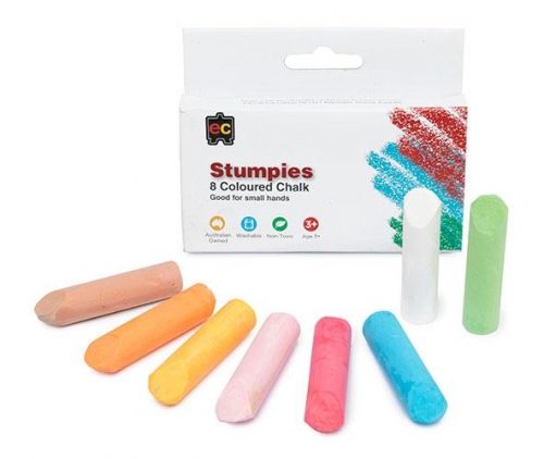 Educational Colours - Stumpies Chalk Pack of 8