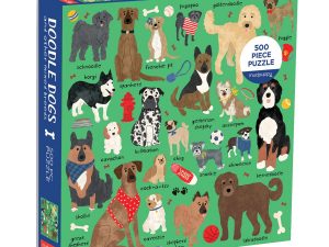 Mud Puppy 500 pce  Doodle Dogs Puzzle
