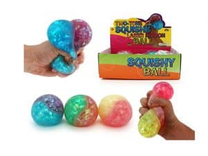 Stress Ball - Laser Ribbon 10cm Two Tone