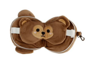 Monkey Travel Pillow & Eye Mask