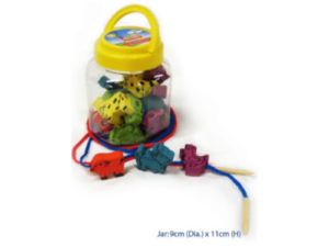 Lacing Animals in Jar