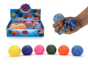Galaxy Squeeze Ball with Orbs