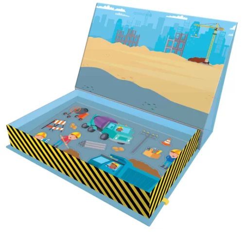 Trucks & Diggers Book and Magnetic Play - Image 2