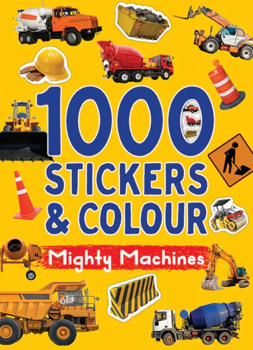 1000 Stickers & Colour Books - Image 3