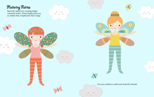 Sticker Dress Up Book - Fairies - Image 3