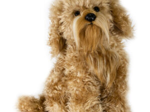 Gilbert, the 1.1kg weighted plush toy, is a lifelike red Oodle mix made from recycled materials. Soft, cuddly, and perfect for comfort, anxiety relief, and sensory support.