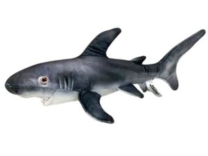 Finn the Great White Shark – an eco-printed soft toy with a realistic design, featuring lifelike colors and details. Lightweight, easy to wash, and perfect for kids' travel or play.